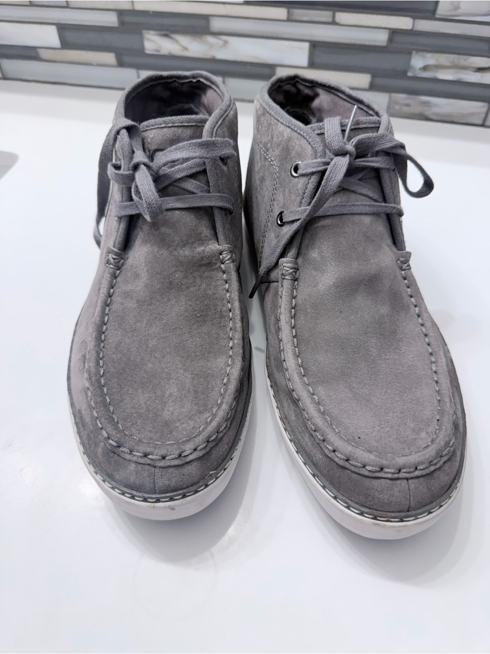 UGG Men's Gray Suede Chukka Boots